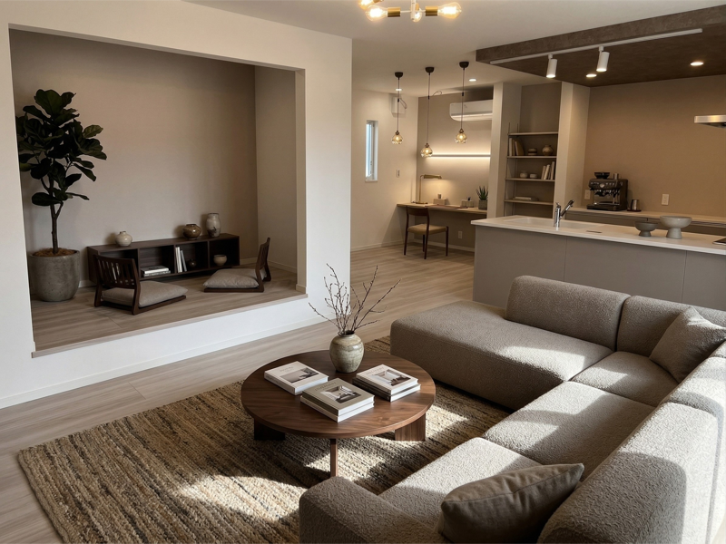 平屋スタイルの施工例
