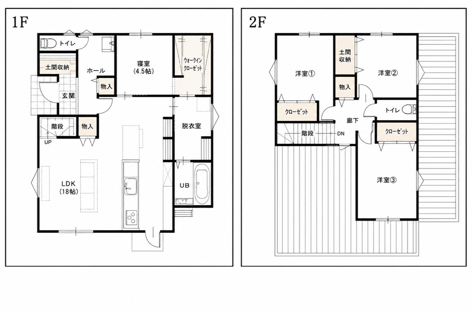 【西予市野村町】 ◆30坪 4LDK・家事導線 × ハイドア◆の間取り図