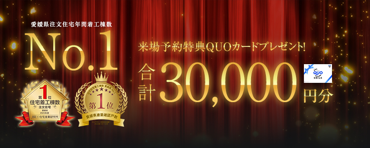 期間限定来場予約キャンペーン QUOカードプレゼント